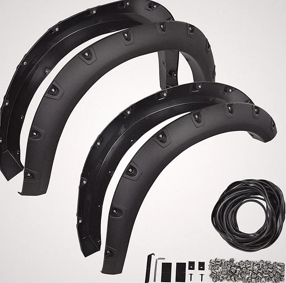 Fender Flares Modified 4Pcs Matte Black Compatible with Dodge Ram 2500 3500 2019